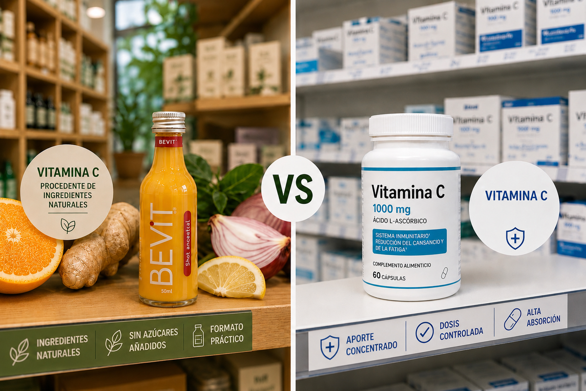 Shot funcional vs. complemento alimenticio: ¿en qué se diferencian realmente?